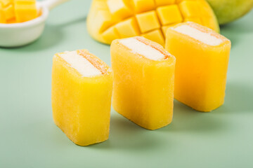 Afternoon tea snack: Mango pastry