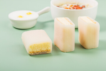 Afternoon tea snack: Yogurt pastry