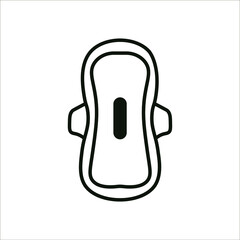 feminine sanitary napkin vector, illustration