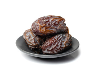 Big Dates Isolated. Date Palm Fruits