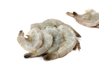 Fresh Shrimp Tails Isolated - obrazy, fototapety, plakaty