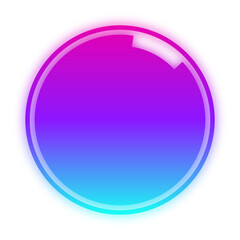 glow circle hud frame
