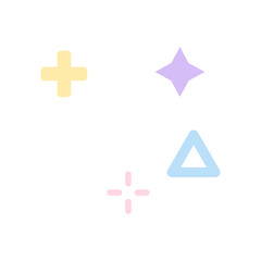 Obraz premium memphis element 