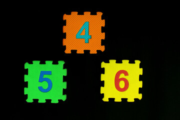 colorful numbers puzzle