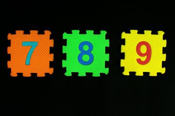 colorful numbers puzzle