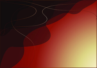 Bronze, golden abstract aerial background with golden lines. Background for presentations, announcements, business cards, postcards, invitations