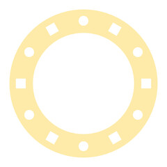 Obraz premium pastel circle frame 
