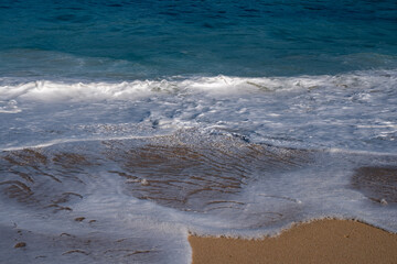 waves on the beach