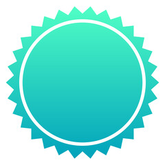 gradient badge element
