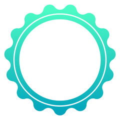 gradient badge element
