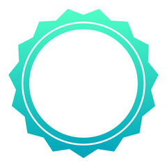 gradient badge element
