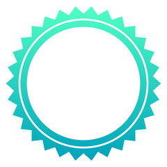 gradient badge element
