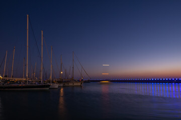 Sunset at the Marina