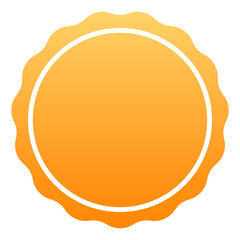 gradient badge element
