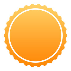 gradient badge element
