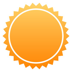 gradient badge element
