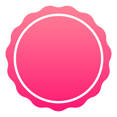 gradient badge element
