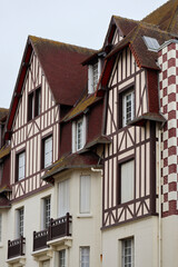 Magnificent traditional Nomandy half-timbered facades