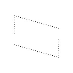 dotted corner edge frame
