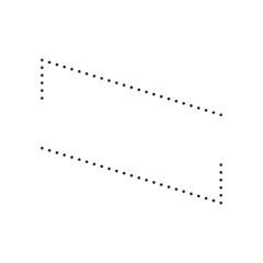 dotted corner edge frame
