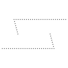 dotted corner edge frame
