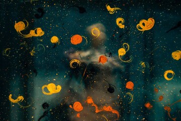 Obraz premium Fantastic art in bright colors