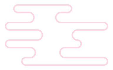 Fototapeta premium outline decorative cloud 
