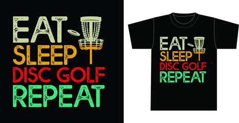 Vintage Disc Golf Retro Heartbeat Gift Disc Golf T-Shirt