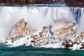 Early spring. Niagara Falls, Ontario, Canada.