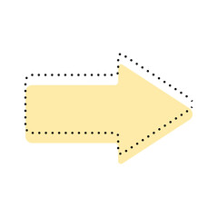 Fototapeta premium dotted pastel arrow 