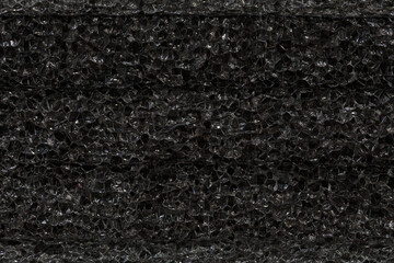 Gray black macro metallic packing material texture background