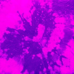 Blue Wave Psychedelic. Violet Spiral Die. Pink