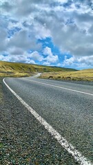 Fototapeta premium Road in Iceland from Jokulhaus Glacier