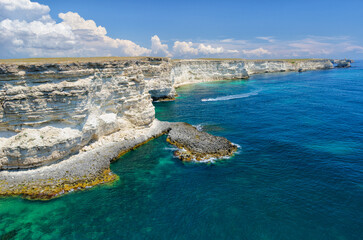 TARKHANKUT, CRIMEA, UKRAINE - September 10, 2013: