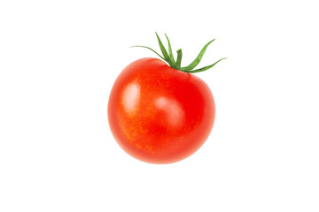 Isolated tomato red ripe whole vegetable