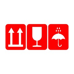 Symbol of care, fragile, glass, umbrella