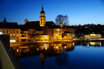 Abend am Main bei Kitzingen