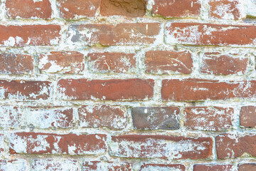 red brick wall