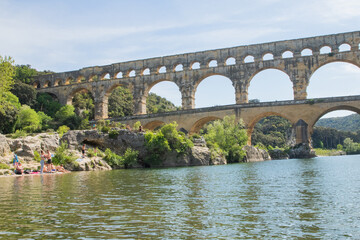 Pont du Gard Aquaduct Roman Ruins