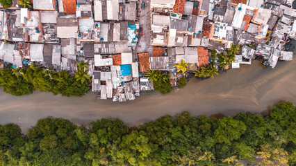 Recife Pernambuco Nordeste RioMar Prédios Casas Pina Cabanga Afogados Rios Enchente Favela...