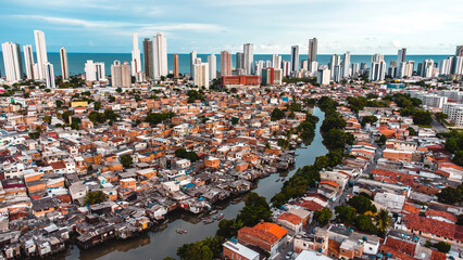 Recife Pernambuco Nordeste RioMar Prédios Casas Pina Cabanga Afogados Rios Enchente Favela...