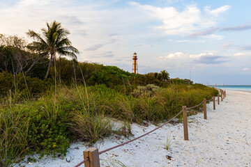The Sanibel Island Lighthouse, Lighrhouse Beach Park, Sanibel Island, Florida, USA
