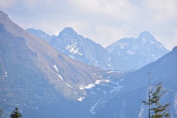 Słowacja, Tatry Wysokie, Łomnica, g&oacute;ry, 