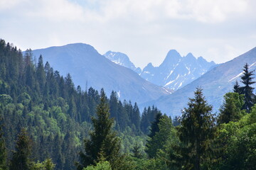 Fototapeta premium Słowacja, Tatry Wysokie, Łomnica, góry, 