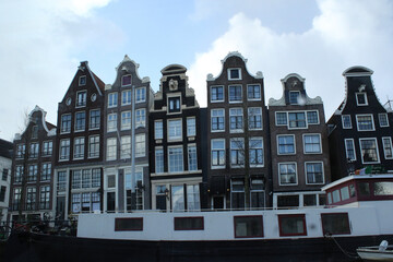 Obraz premium houses in Amsterdam