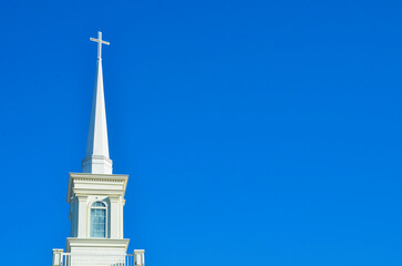 Fototapeta Oklahoma Methodist church steeple obraz