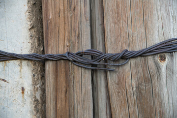 Old wood background. Natural wooden texture.