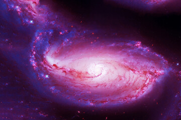 Beautiful distant galaxy. Elements of this image furnished by NASA