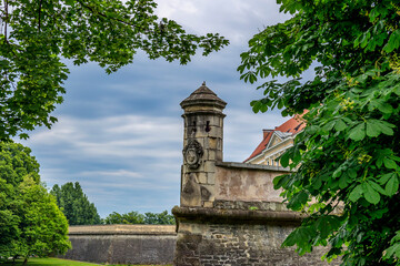 Fototapeta na wymiar Lubomirski Castle in Rzeszów. Castle in the city center of Rzeszow - Poland