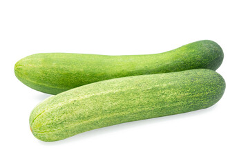 cucumber isolated on white background with clipping path